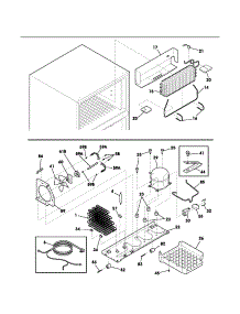 System parts for Kenmore Refrigerator 253.74183400 (25374183400, 253 74183400) from AppliancePartsPros.com