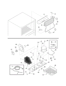 System parts for Kenmore Refrigerator 253.7419240K (2537419240K, 253 7419240K) from AppliancePartsPros.com