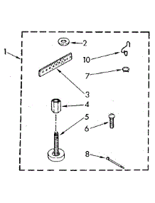 Miscellaneous parts for Kenmore Washer 110.84418300 (11084418300, 110 84418300) from AppliancePartsPros.com