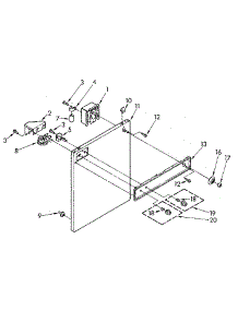 Console And Front Panel parts for Kenmore Washer 110.84418800 (11084418800, 110 84418800) from AppliancePartsPros.com