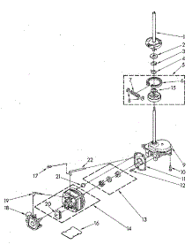 Brake, Clutch, Gearcase, Motor And Pump Parts parts for Kenmore Washer 110.84419700 (11084419700, 110 84419700) from AppliancePartsPros.com