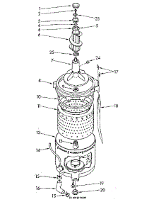 Tub And Basket Parts parts for Kenmore Washer 110.84419800 (11084419800, 110 84419800) from AppliancePartsPros.com
