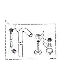Optional Permanent Installation Kit #285418 parts for Kenmore Washer 110.84670100 (11084670100, 110 84670100) from AppliancePartsPros.com
