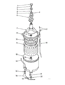 Tub And Basket Parts parts for Kenmore Washer 110.84670600 (11084670600, 110 84670600) from AppliancePartsPros.com