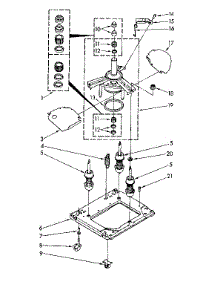 Machine Base Parts parts for Kenmore Washer 110.84670700 (11084670700, 110 84670700) from AppliancePartsPros.com