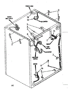 Wiring Harness parts for Kenmore Washer 110.84671100 (11084671100, 110 84671100) from AppliancePartsPros.com