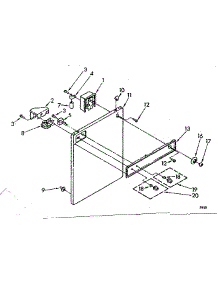 Console And Front Panel parts for Kenmore Washer 110.84671300 (11084671300, 110 84671300) from AppliancePartsPros.com
