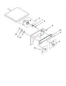 Top And Console Parts, Optional Parts (Not Included) parts for Kenmore Dryer 110.84722401 (11084722401, 110 84722401) from AppliancePartsPros.com