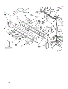 Washer / Dryer Control Panel Parts parts for Kenmore Washer Dryer Combo 110.84764300 (11084764300, 110 84764300) from AppliancePartsPros.com