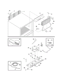 System parts for Kenmore Refrigerator 253.6481240E (2536481240E, 253 6481240E) from AppliancePartsPros.com