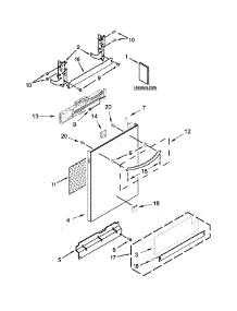 Door Panel Parts parts for Kenmore Dishwasher 665.14752N510 (66514752N510, 665 14752N510) from AppliancePartsPros.com