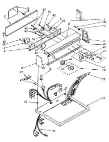 Top And Console Parts parts for Sears Dryer 11087682810 from AppliancePartsPros.com