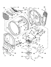 Bulkhead Parts parts for Kenmore Dryer 110.77032601 (11077032601, 110 77032601) from AppliancePartsPros.com