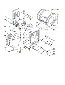 Bulkhead Parts, Optional Parts (Not Included) parts for Kenmore Dryer 110.77332700 (11077332700, 110 77332700) from AppliancePartsPros.com