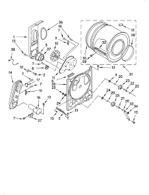 Bulkhead Parts, Optional Parts (Not Included) parts for Kenmore Dryer 110.77342700 (11077342700, 110 77342700) from AppliancePartsPros.com