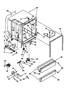 Tube Assembly parts for Kenmore Dishwasher 110.773811 (110773811, 110 773811) from AppliancePartsPros.com