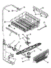 Upper Dishrack Water Feed Parts