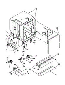 Tub Assembly parts for Kenmore Dishwasher 110.773813 (110773813, 110 773813) from AppliancePartsPros.com