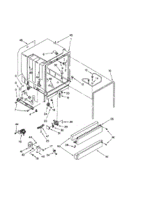 Tub Assembly parts for Kenmore Dishwasher 110.773882 (110773882, 110 773882) from AppliancePartsPros.com