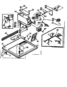 Top And Console Assembly parts for Kenmore Dryer 110.77401400 (11077401400, 110 77401400) from AppliancePartsPros.com
