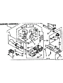 Burner Assembly parts for Kenmore Dryer 110.77401400 (11077401400, 110 77401400) from AppliancePartsPros.com