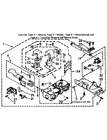 Burner Assembly parts for Kenmore Dryer 110.77401410 (11077401410, 110 77401410) from AppliancePartsPros.com