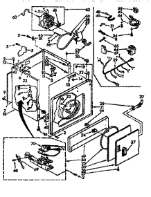 Cabinet Parts parts for Sears Dryer 11077408450 from AppliancePartsPros.com