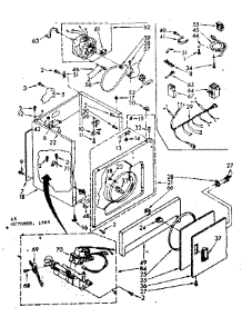 Cabinet Parts parts for Kenmore Dryer 110.77408660 (11077408660, 110 77408660) from AppliancePartsPros.com