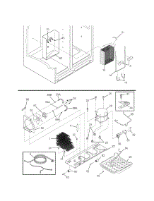 System parts for Kenmore Refrigerator 253.55683407 (25355683407, 253 55683407) from AppliancePartsPros.com