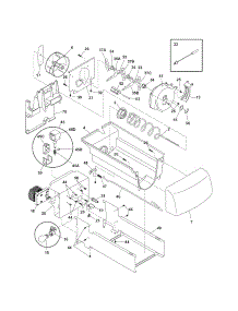 Ice Container parts for Kenmore Refrigerator 253.5569240N (2535569240N, 253 5569240N) from AppliancePartsPros.com