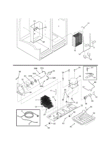 System parts for Kenmore Refrigerator 253.55693405 (25355693405, 253 55693405) from AppliancePartsPros.com