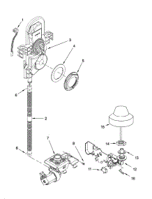 Fill And Overfill Parts parts for Kenmore Dishwasher 665.13785K602 (66513785K602, 665 13785K602) from AppliancePartsPros.com