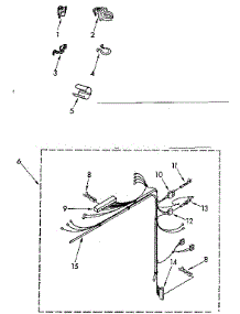 Wiring Harness Parts parts for Kenmore Washer 110.81375430 (11081375430, 110 81375430) from AppliancePartsPros.com