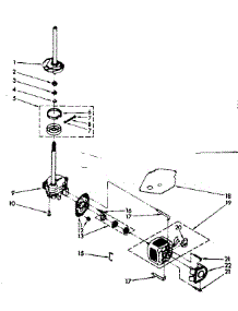 Brake, Clutch, Gearcase, Motor And Pump Parts parts for Kenmore Washer 110.81375450 (11081375450, 110 81375450) from AppliancePartsPros.com
