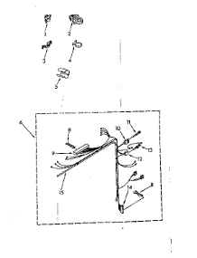 Wiring Harness Parts parts for Kenmore Washer 110.81375460 (11081375460, 110 81375460) from AppliancePartsPros.com
