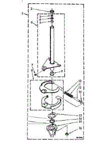 Brake And Drive Tube Parts parts for Kenmore Washer 110.81375600 (11081375600, 110 81375600) from AppliancePartsPros.com