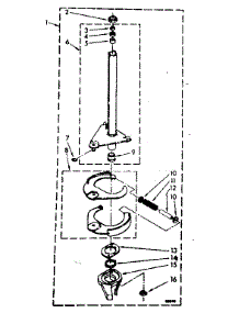 Brake And Drive Tube Parts parts for Kenmore Washer 110.81375650 (11081375650, 110 81375650) from AppliancePartsPros.com