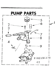 Pump Parts parts for Kenmore Washer 110.82194270 (11082194270, 110 82194270) from AppliancePartsPros.com