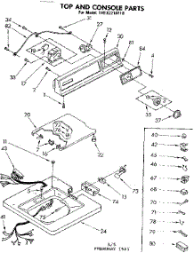 Top And Console Parts parts for Kenmore Washer 110.82210110 (11082210110, 110 82210110) from AppliancePartsPros.com