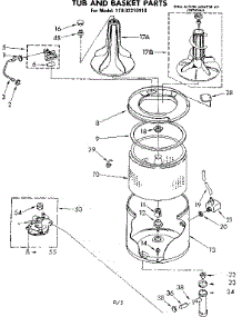 Tub And Basket Parts parts for Kenmore Washer 110.82210110 (11082210110, 110 82210110) from AppliancePartsPros.com
