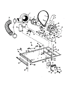 Dryer Motor, Blower, Belt parts for Kenmore Washer Dryer Combo 417.89390101 (41789390101, 417 89390101) from AppliancePartsPros.com