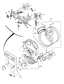 Console Controls, Drum parts for Kenmore Washer Dryer Combo 417.89390810 (41789390810, 417 89390810) from AppliancePartsPros.com