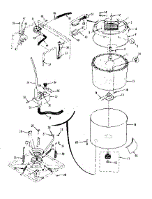 Tubs, Water Valve, Lid Switch parts for Kenmore Washer Dryer Combo 417.89690110 (41789690110, 417 89690110) from AppliancePartsPros.com