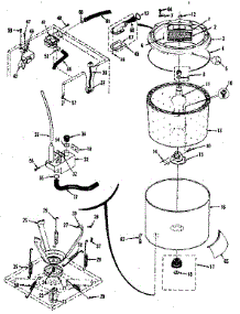 Tubs, Water Valve, Lid Switch parts for Kenmore Washer Dryer Combo 417.89690730 (41789690730, 417 89690730) from AppliancePartsPros.com