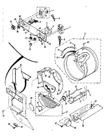 Console Controls, Drum parts for Kenmore Washer Dryer Combo 417.89690730 (41789690730, 417 89690730) from AppliancePartsPros.com