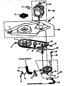 Washer Drive System, Pump parts for Kenmore Washer Dryer Combo 417.89690800 (41789690800, 417 89690800) from AppliancePartsPros.com