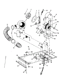 Dryer Motor, Blower, Belt parts for Kenmore Washer Dryer Combo 417.89695100 (41789695100, 417 89695100) from AppliancePartsPros.com