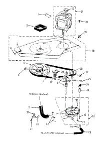 Washer Drive System, Pump parts for Kenmore Washer Dryer Combo 417.89695110 (41789695110, 417 89695110) from AppliancePartsPros.com