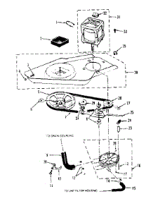Washer Drive System, Pump parts for Kenmore Washer Dryer Combo 417.89695800 (41789695800, 417 89695800) from AppliancePartsPros.com