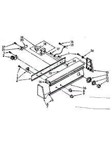 Console Panel Parts parts for Kenmore Washer 110.82671110 (11082671110, 110 82671110) from AppliancePartsPros.com